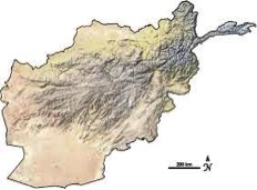 نقشه طبیعی افغان